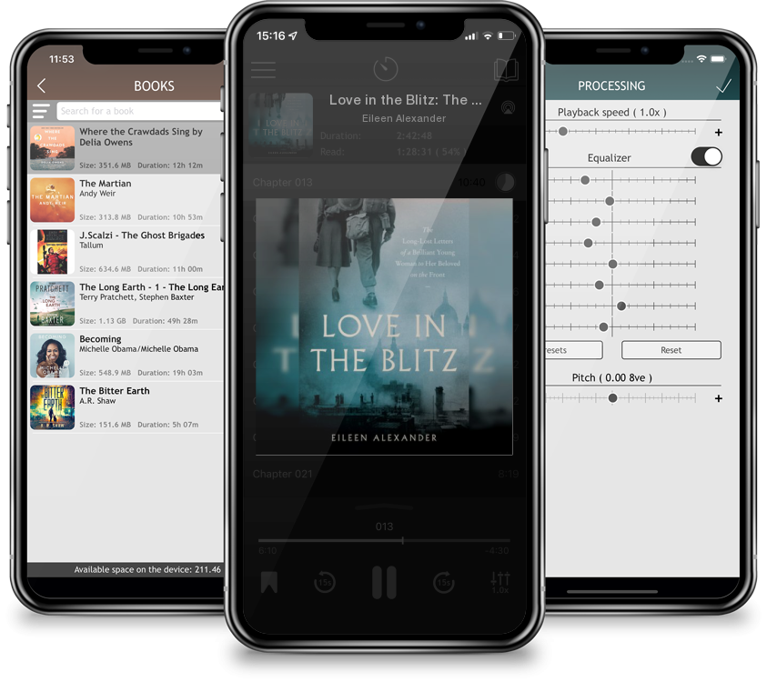 Audiobook Love in the Blitz: The Long-Lost Letters of a Brilliant Young Woman to Her Beloved on the Front by Eileen Alexander