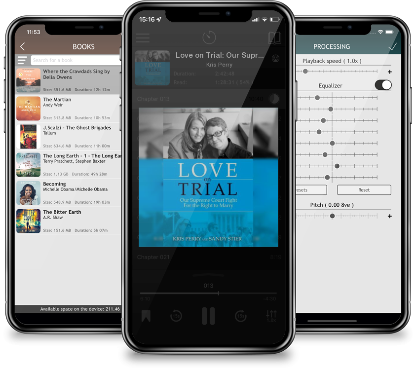 Audiobook Love on Trial: Our Supreme Court Fight for the Right to Marry by Kris Perry