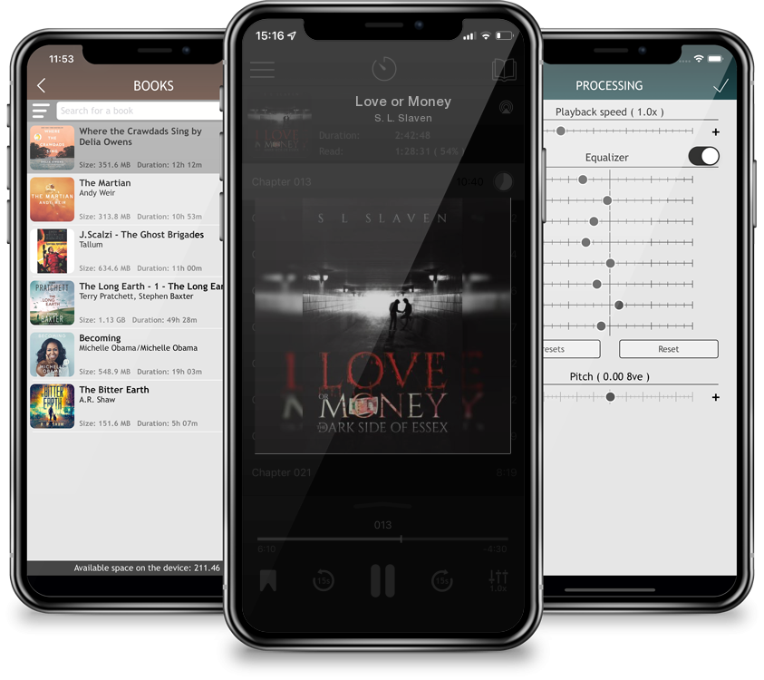 Audiobook Love or Money by S. L. Slaven