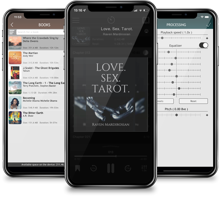 Audiobook Love. Sex. Tarot. by Raven Mardirosian