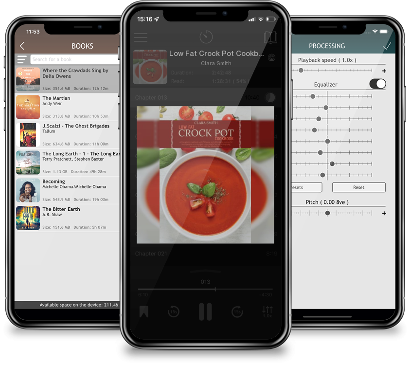 Audiobook Low Fat Crock Pot Cookbook: A Complete cookbook with 50 easy and affordable recipes for busy people on a budget. Lose weight fast while enjoying a by Clara Smith