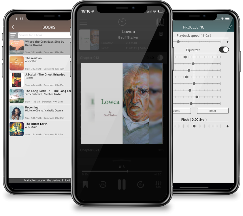 Audiobook Lowca by Geoff Stalker