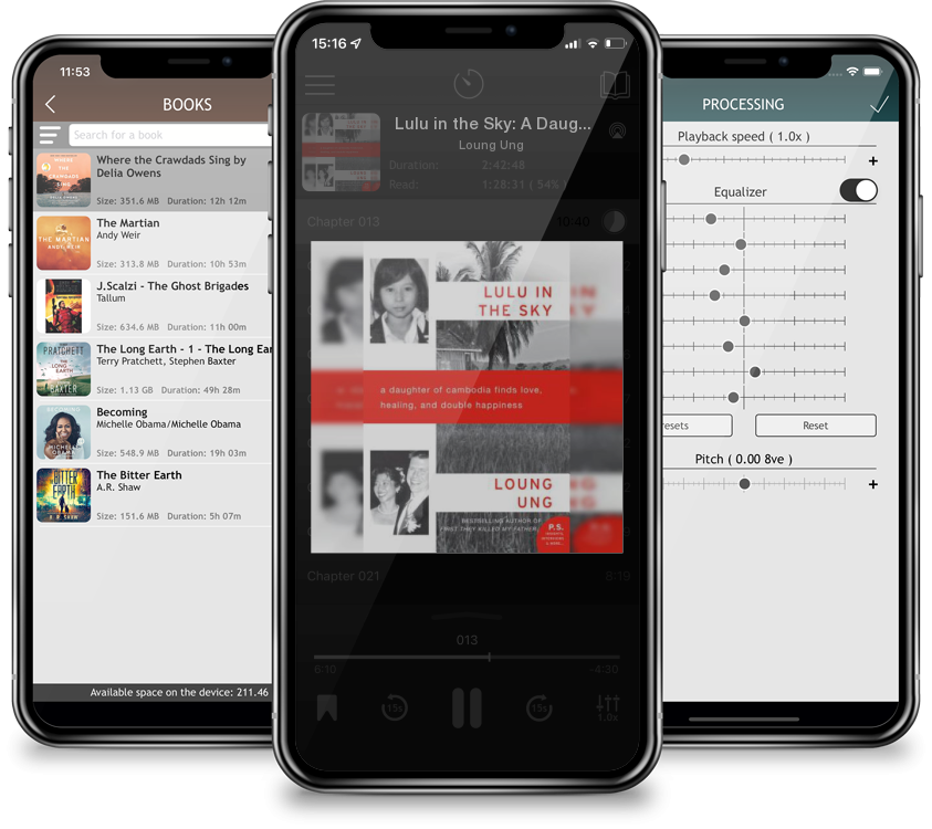 Audiobook Lulu in the Sky: A Daughter of Cambodia Finds Love, Healing, and Double Happiness by Loung Ung