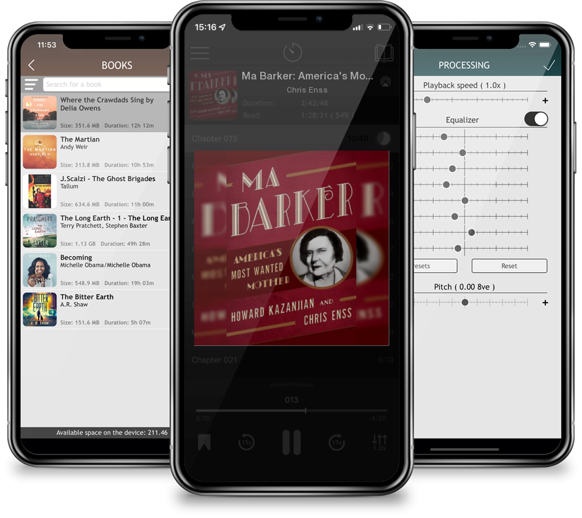 Audiobook Ma Barker: America\'s Most Wanted Mother by Chris Enss