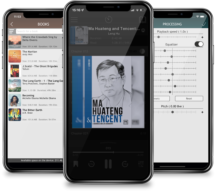 Listen Ma Huateng and Tencent: A Business and Life Biography (China S Entrepreneurs) by Leng Hu in MP3 Audiobook Player for free