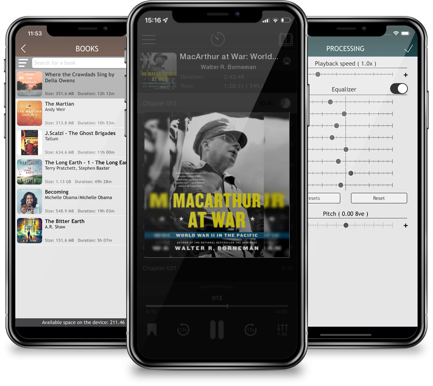 Audiobook MacArthur at War: World War II in the Pacific by Walter R. Borneman