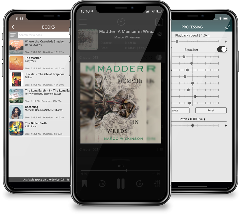 Listen Madder: A Memoir in Weeds by Marco Wilkinson in MP3 Audiobook Player for free