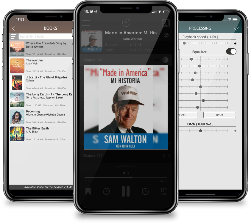 Audiobook Made in America: Mi Historia by Sam Walton