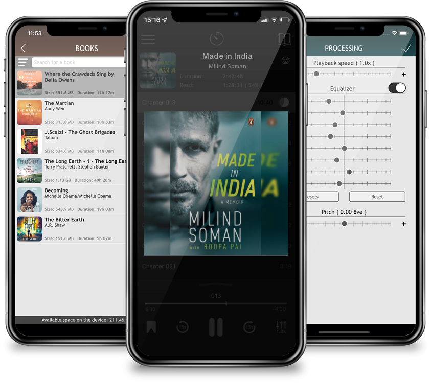 Audiobook Made in India by Milind Soman