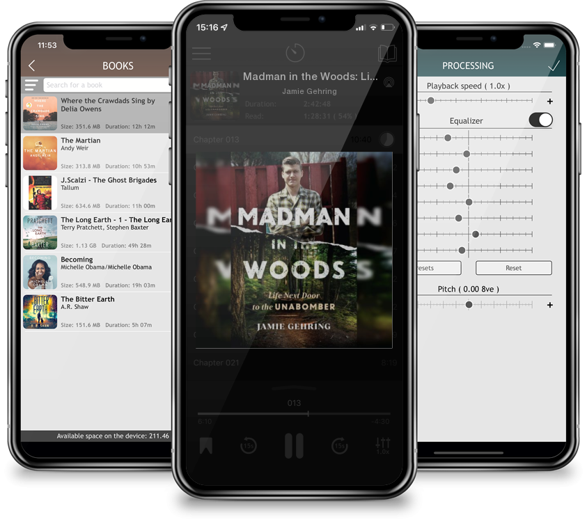 Audiobook Madman in the Woods: Life Next Door to the Unabomber by Jamie Gehring