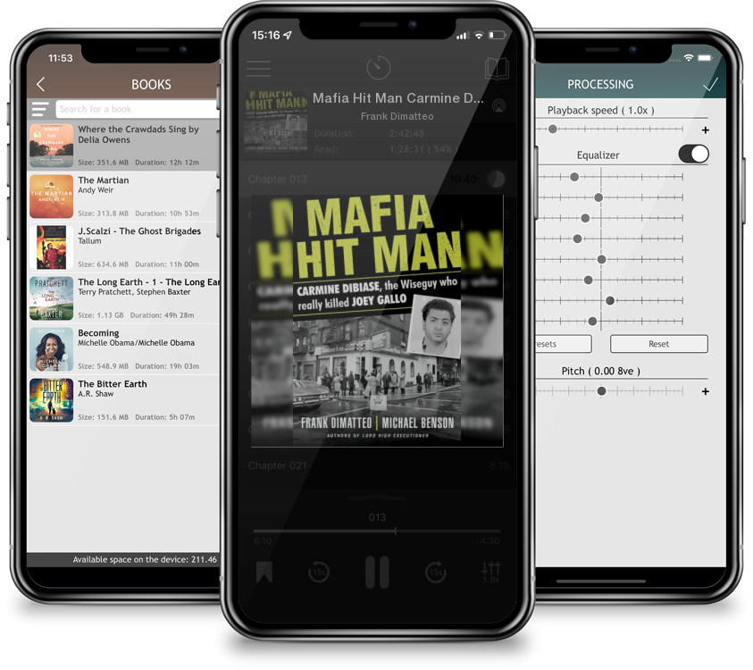 Audiobook Mafia Hit Man Carmine DiBiase: The Wiseguy Who Really Killed Joey Gallo by Frank Dimatteo