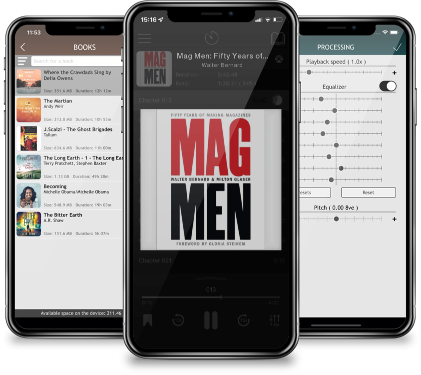 Audiobook Mag Men: Fifty Years of Making Magazines by Walter Bernard