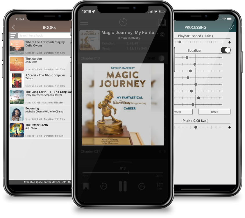 Audiobook Magic Journey: My Fantastical Walt Disney Imagineering Career by Kevin Rafferty