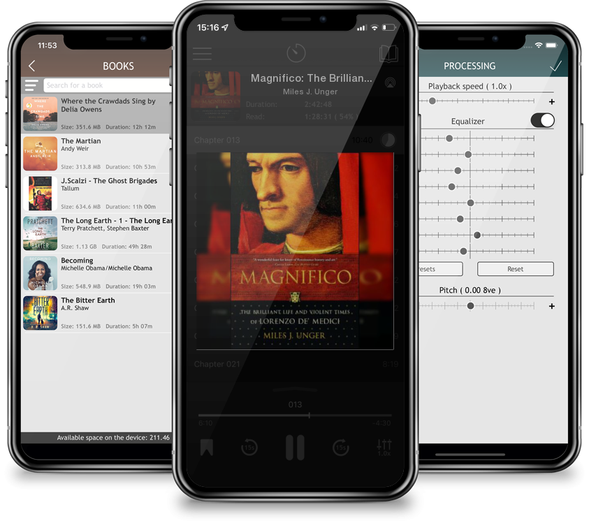 Audiobook Magnifico: The Brilliant Life and Violent Times of Lorenzo de\' Medici by Miles J. Unger