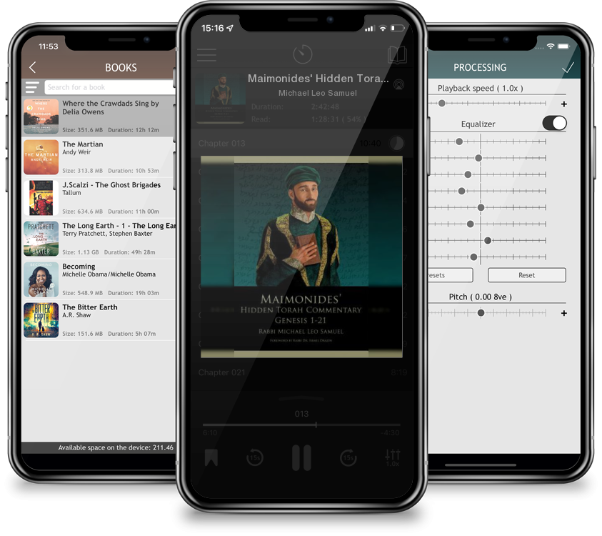 Audiobook Maimonides\' Hidden Torah Commentary -- Volume I - Genesis 1-21 by Michael Leo Samuel