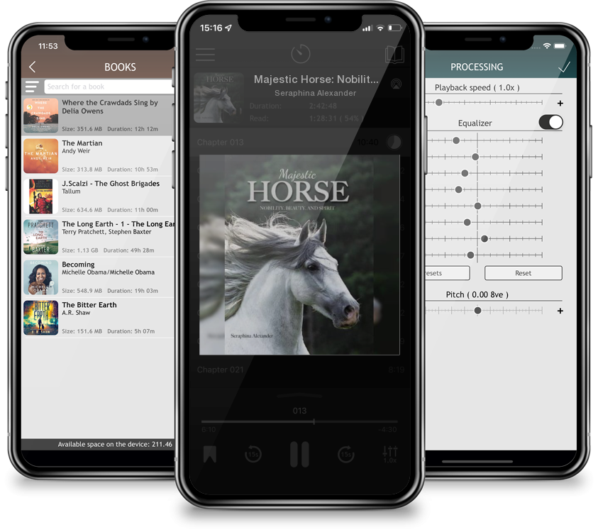 Audiobook Majestic Horse: Nobility, Beauty, and Spirit by Seraphina Alexander
