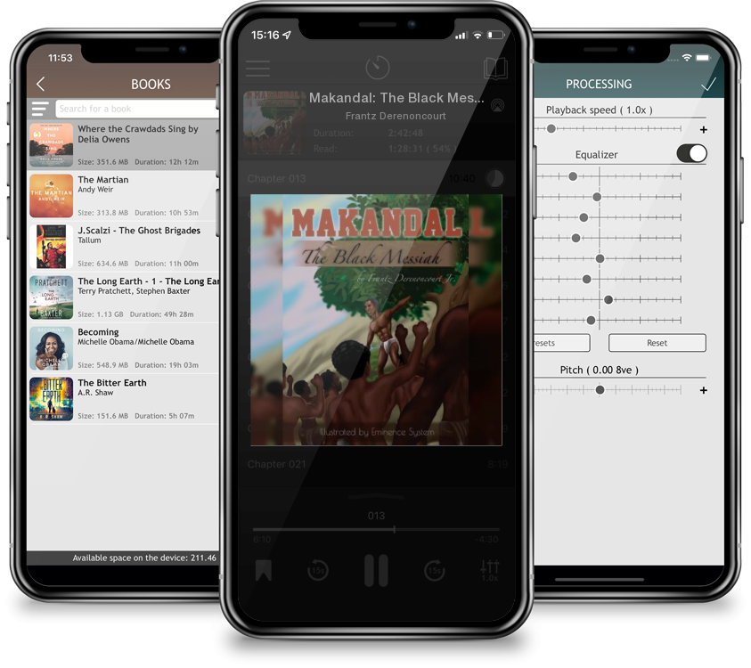 Audiobook Makandal: The Black Messiah by Frantz Derenoncourt