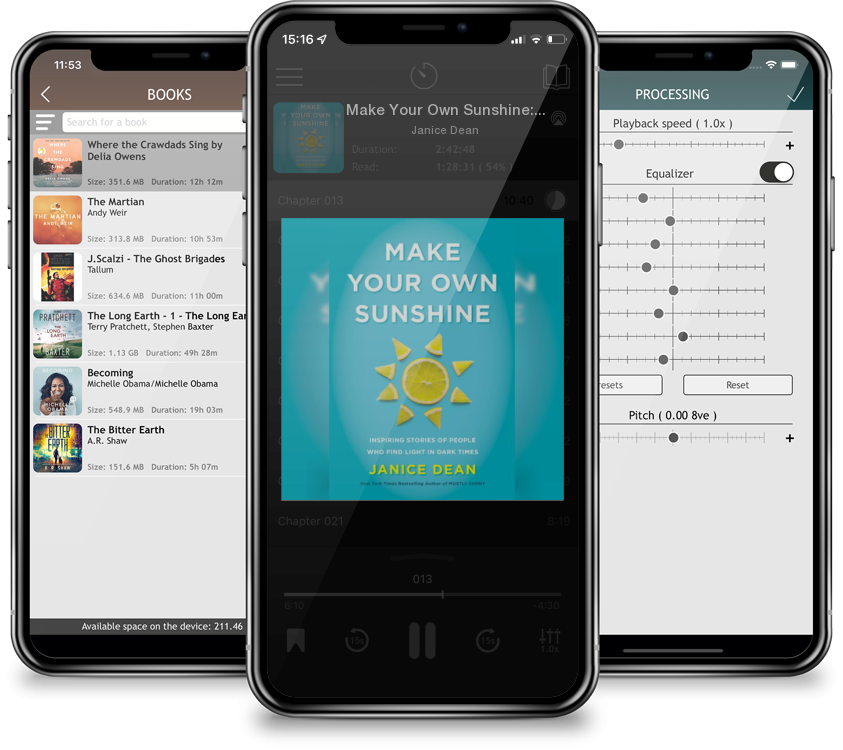Audiobook Make Your Own Sunshine: Inspiring Stories of People Who Find Light in Dark Times by Janice Dean