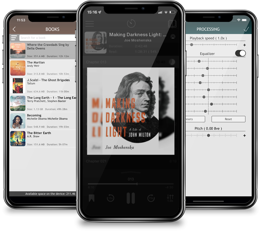 Audiobook Making Darkness Light: A Life of John Milton by Joe Moshenska
