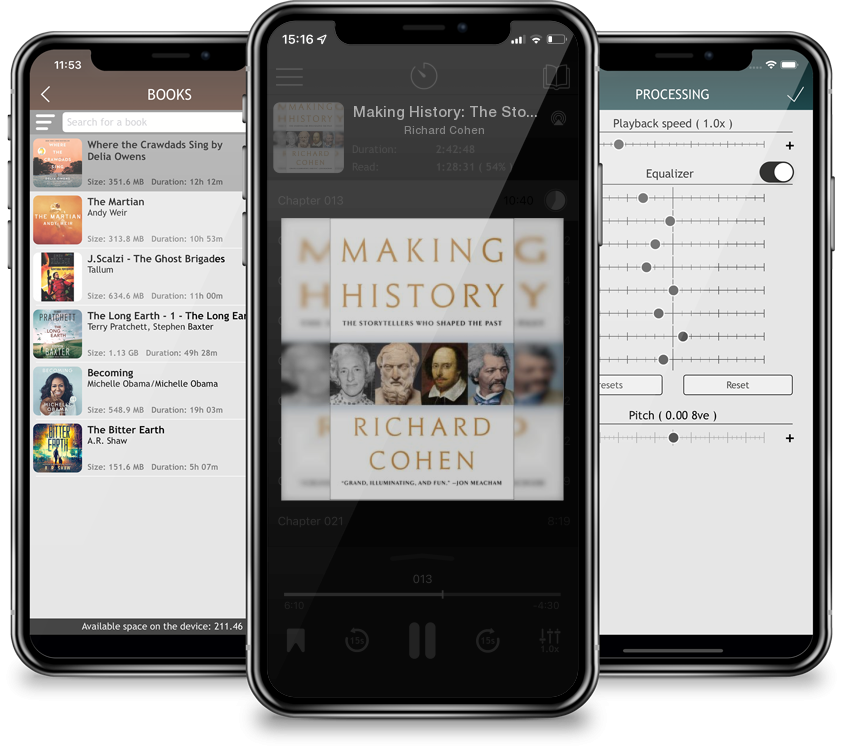 Audiobook Making History: The Storytellers Who Shaped the Past by Richard Cohen