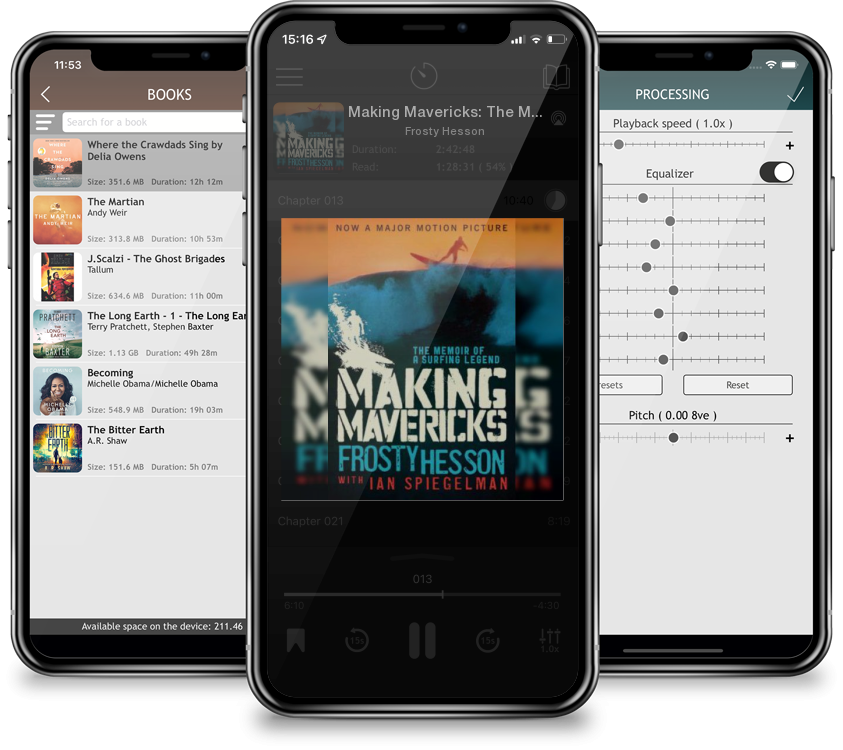 Audiobook Making Mavericks: The Memoir of a Surfing Legend by Frosty Hesson