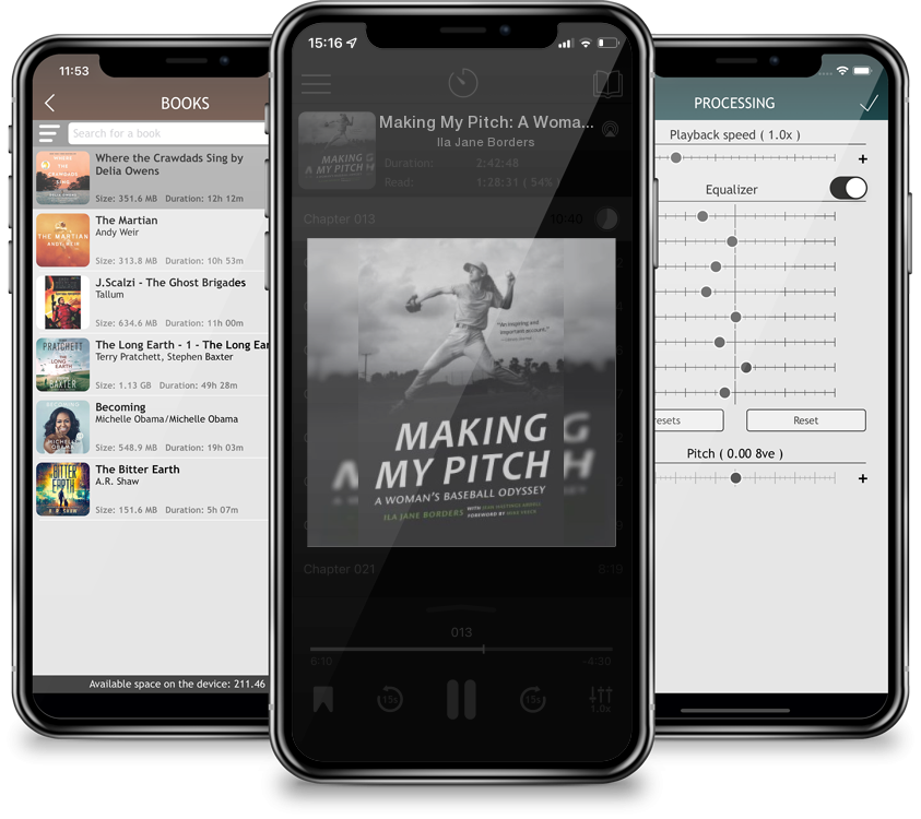 Audiobook Making My Pitch: A Woman\'s Baseball Odyssey by Ila Jane Borders
