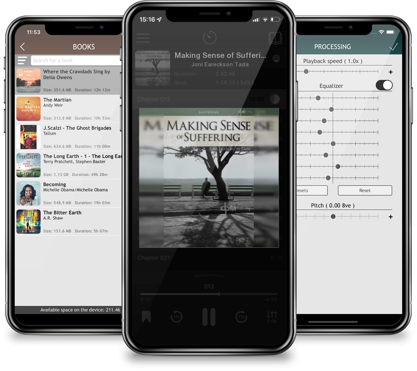 Audiobook Making Sense of Suffering (Joni Eareckson Tada) by Joni Eareckson Tada