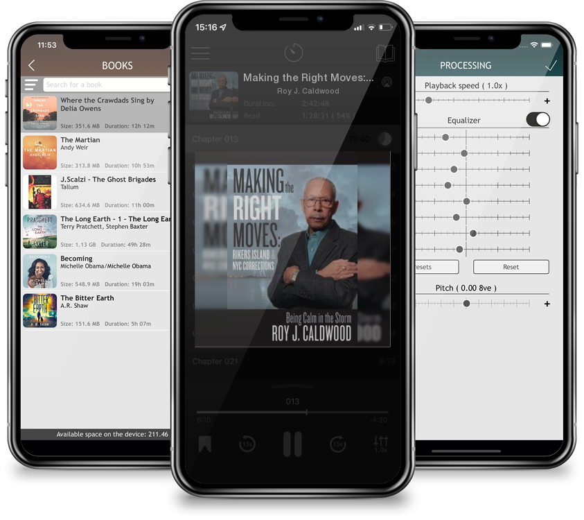 Audiobook Making the Right Moves: Rikers Island & NYC Corrections: Being Calm in the Storm by Roy J. Caldwood