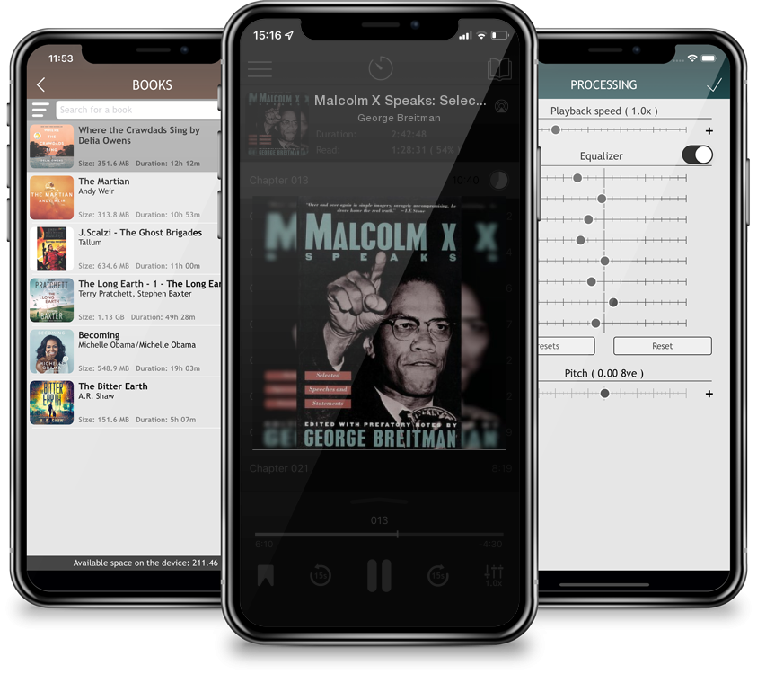 Audiobook Malcolm X Speaks: Selected Speeches and Statements by George Breitman