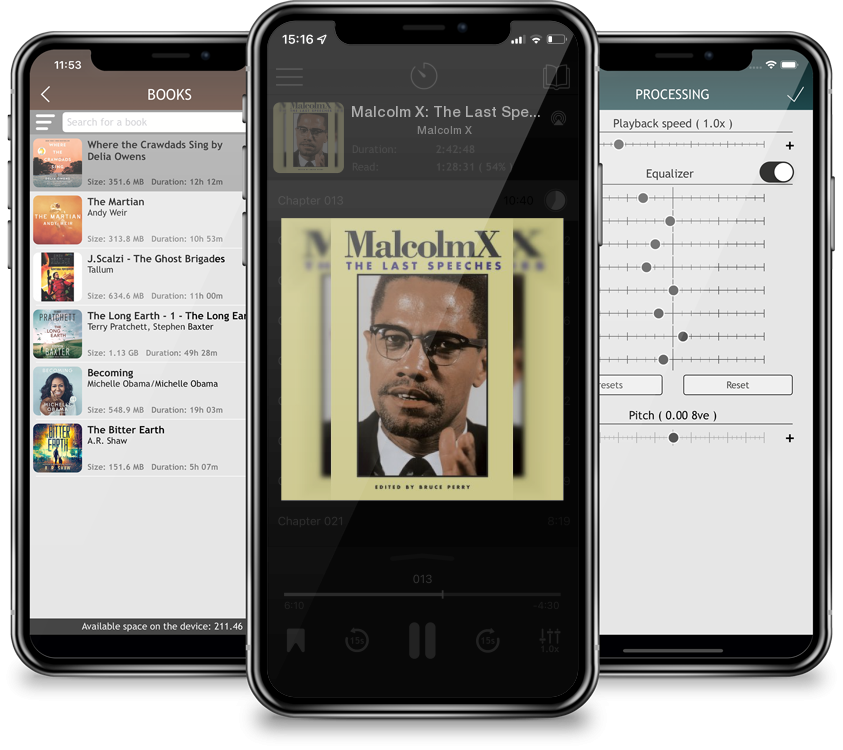 Listen Malcolm X: The Last Speeches (Malcolm X Speeches & Writings) by Malcolm X in MP3 Audiobook Player for free