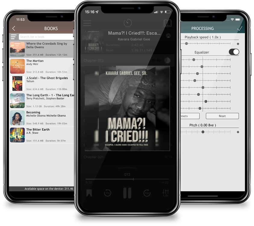 Audiobook Mama?! I Cried!!!: Escaped, I Alone Have Escaped To Tell Thee by Kavara Gabriel Gee