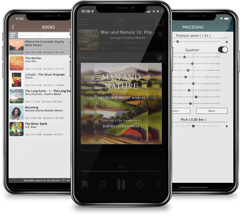 Audiobook Man and Nature: Or, Physical Geography as Modified by Human Action (Weyerhaeuser Environmental Classics) by George Perkins Marsh
