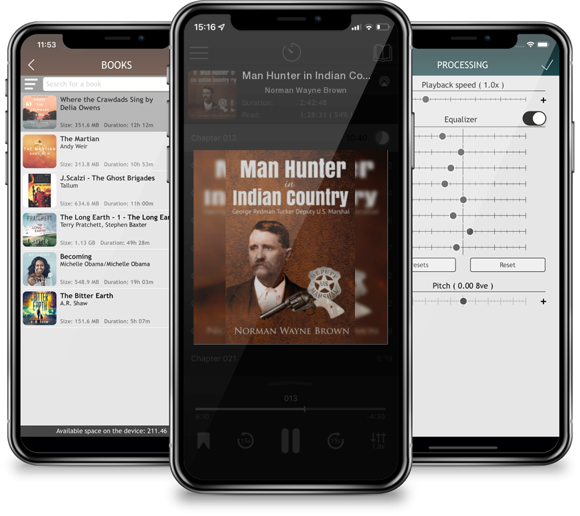 Audiobook Man Hunter in Indian Country: George Redman Tucker by Norman Wayne Brown