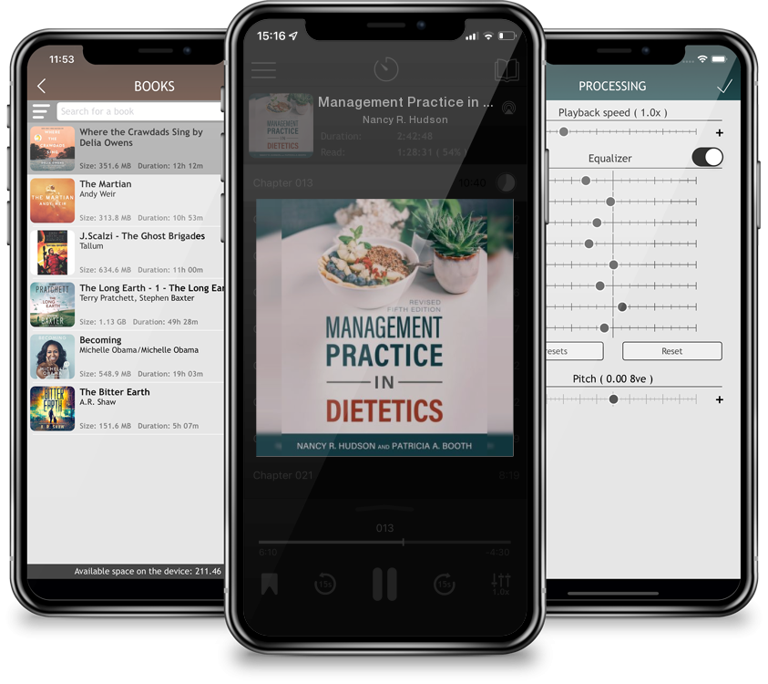 Audiobook Management Practice in Dietetics by Nancy R. Hudson