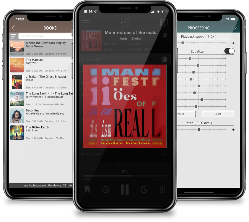 Audiobook Manifestoes of Surrealism (Large Print / Paperback) by André Breton