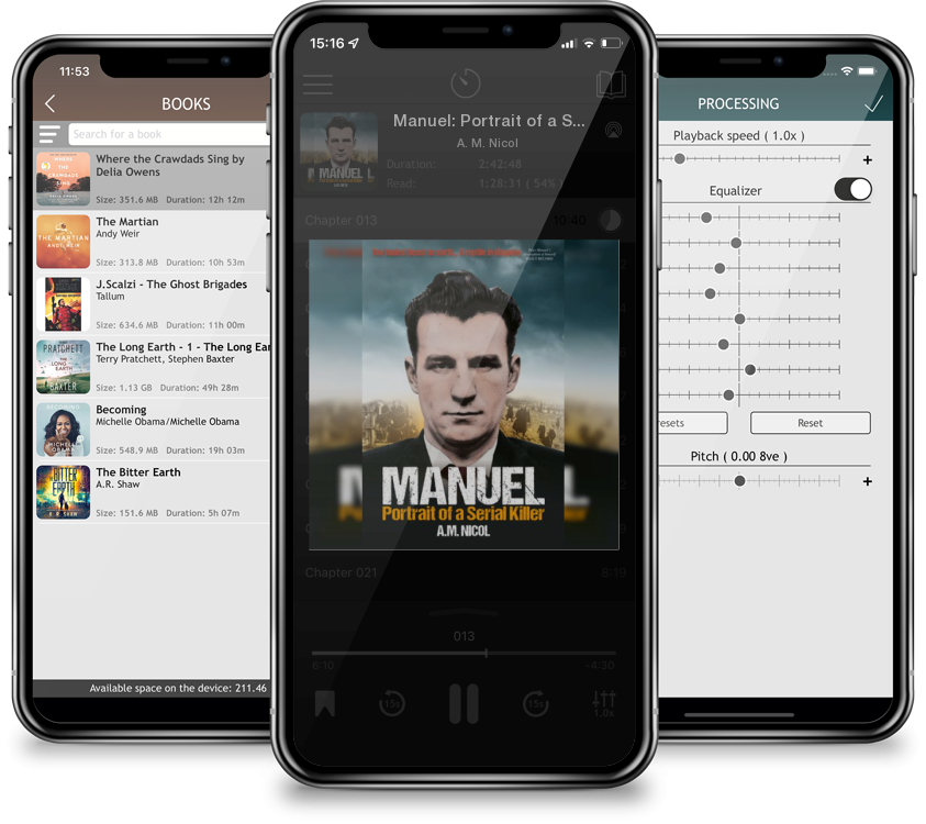Audiobook Manuel: Portrait of a Serial Killer by A. M. Nicol