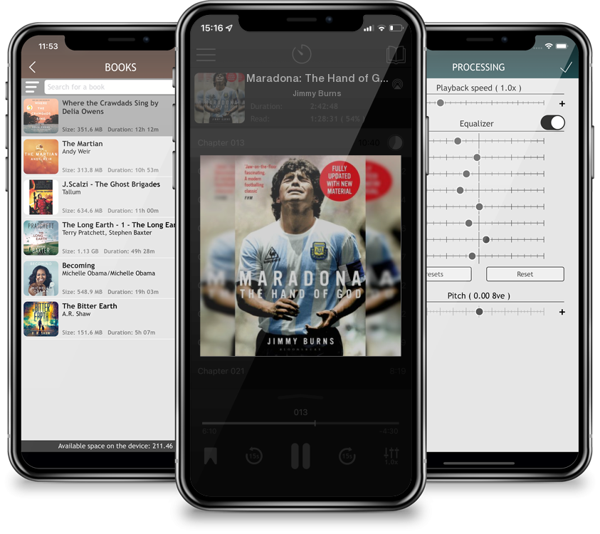 Audiobook Maradona: The Hand of God by Jimmy Burns