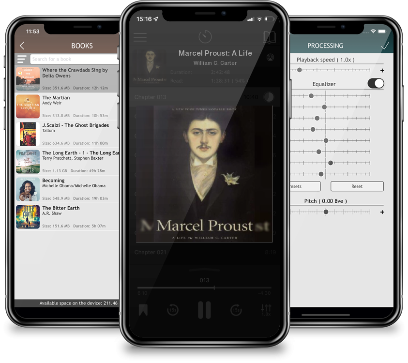 Listen Marcel Proust: A Life by William C. Carter in MP3 Audiobook Player for free